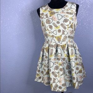 Plata dress size medium. Light blue, pink, yellow